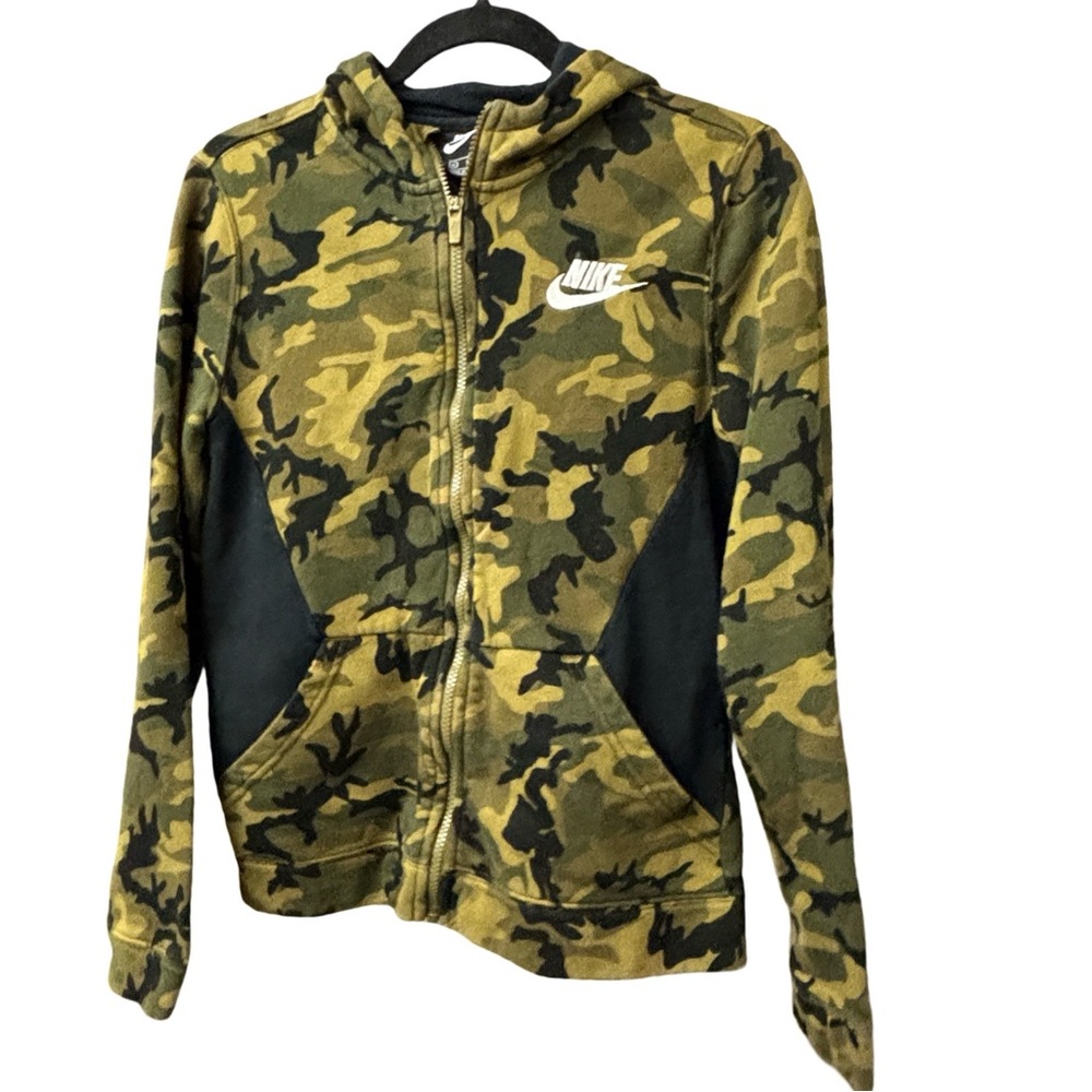 Nike Boy’s Camouflage Camo Zip Up Hoodie